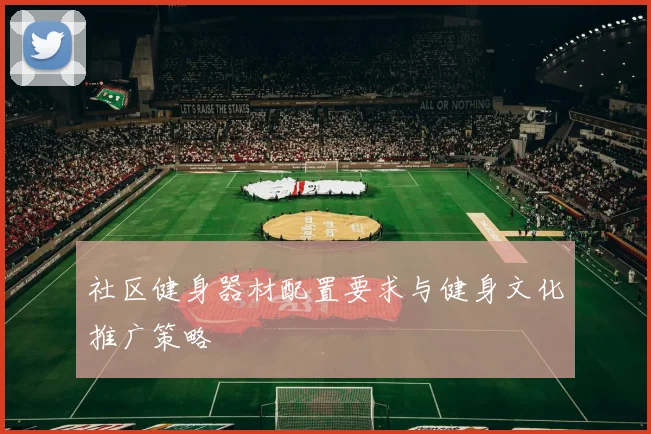 社区健身器材配置要求与健身文化推广策略